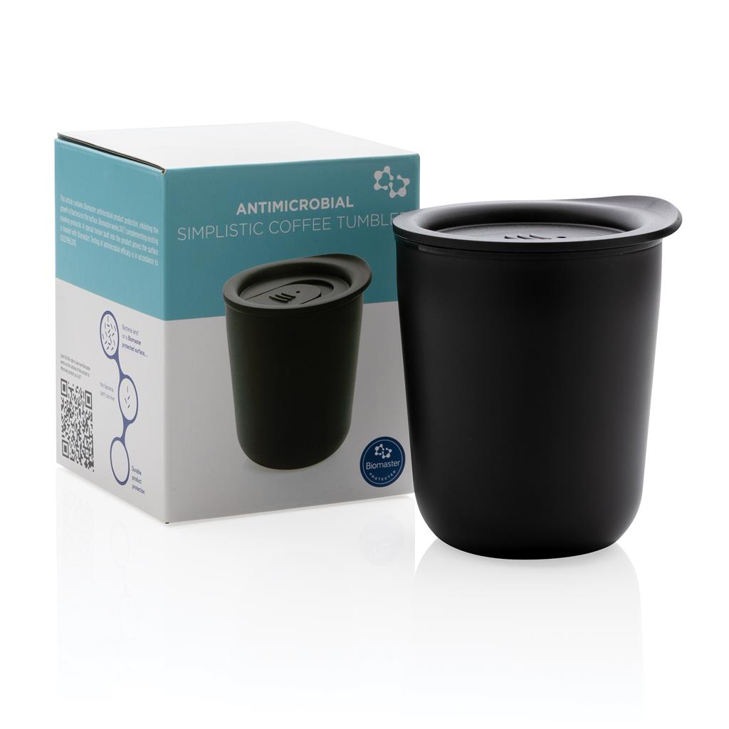 CELLE - Classic Coffee Tumbler - Black (anti-microbial)