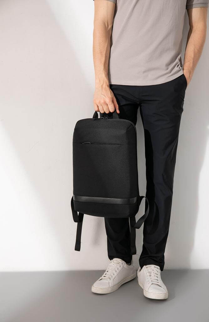 SANOK - CHANGE Collection Slim RPET 15.6" Laptop Backpack - Black