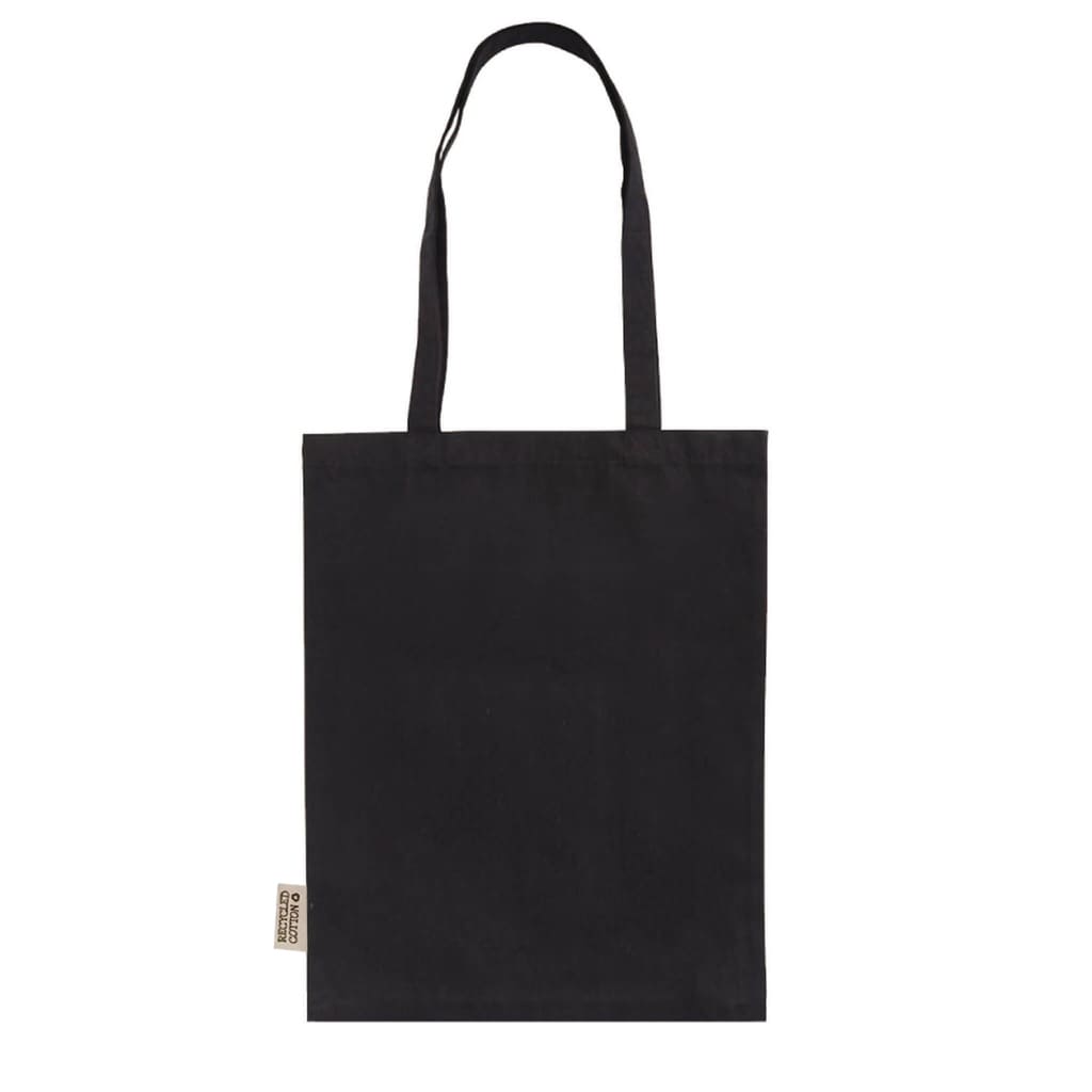 HAREN – Recycled Cotton Tote Bag (140GSM) – Black