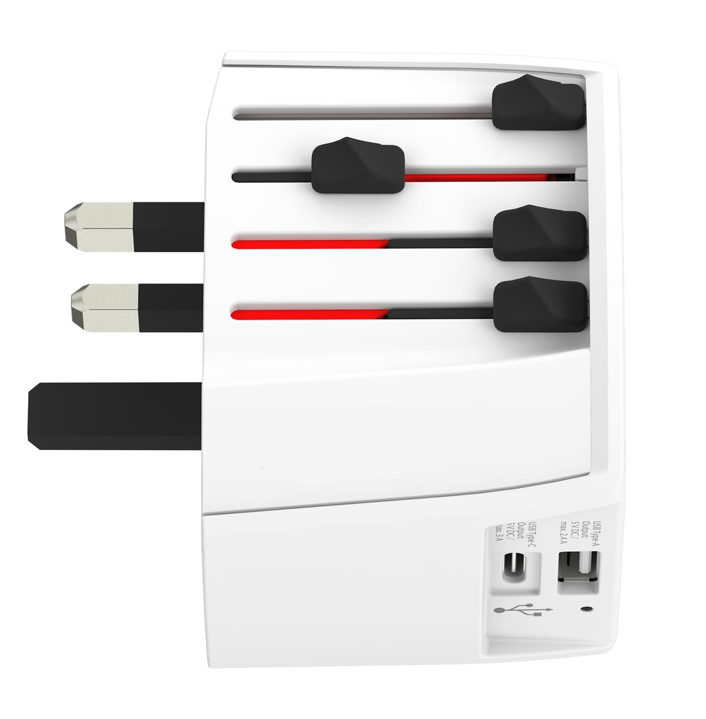 SKROSS World Travel Adapter MUV USB (AC) - USB & Type C ports