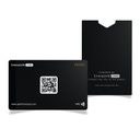 FINIQ - SANTHOME NFC card with Sleeve - Black