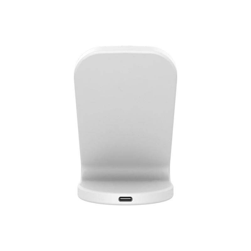 BASEL - @memorii Recycled 10W Wireless Charger Phone Stand - White