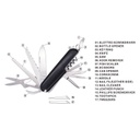 LAHTI - 17 in 1 Multi Function Tool - Black