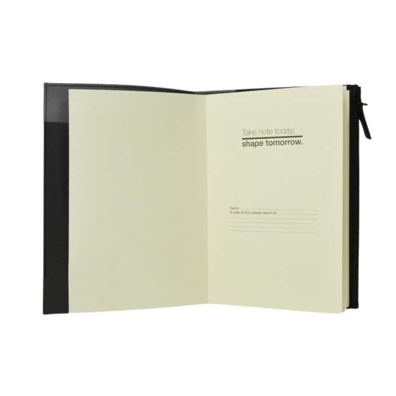 ARDON - SANTHOME A5 PU Leather Replaceable Notebook - Black