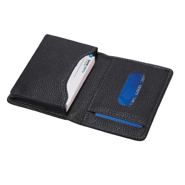 CHALCO - SANTHOME Card Case In Genuine Leather (Anti-microbial )