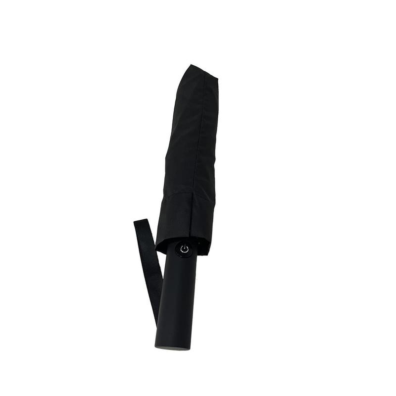 URBINO - Santhome RPET Auto-Open 23" Umbrella with SPF50 UV Protection - Black