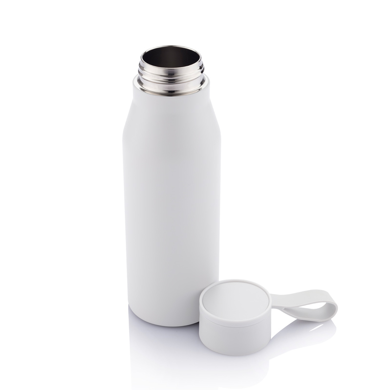 R-NEBRA - CHANGE Collection Recycled Stainless Steel Vacuum Bottle - White