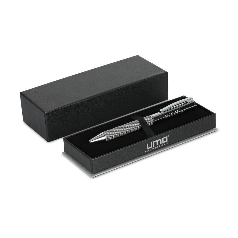 UMA - MESH Premium Metal Ballpoint Pen - Silver