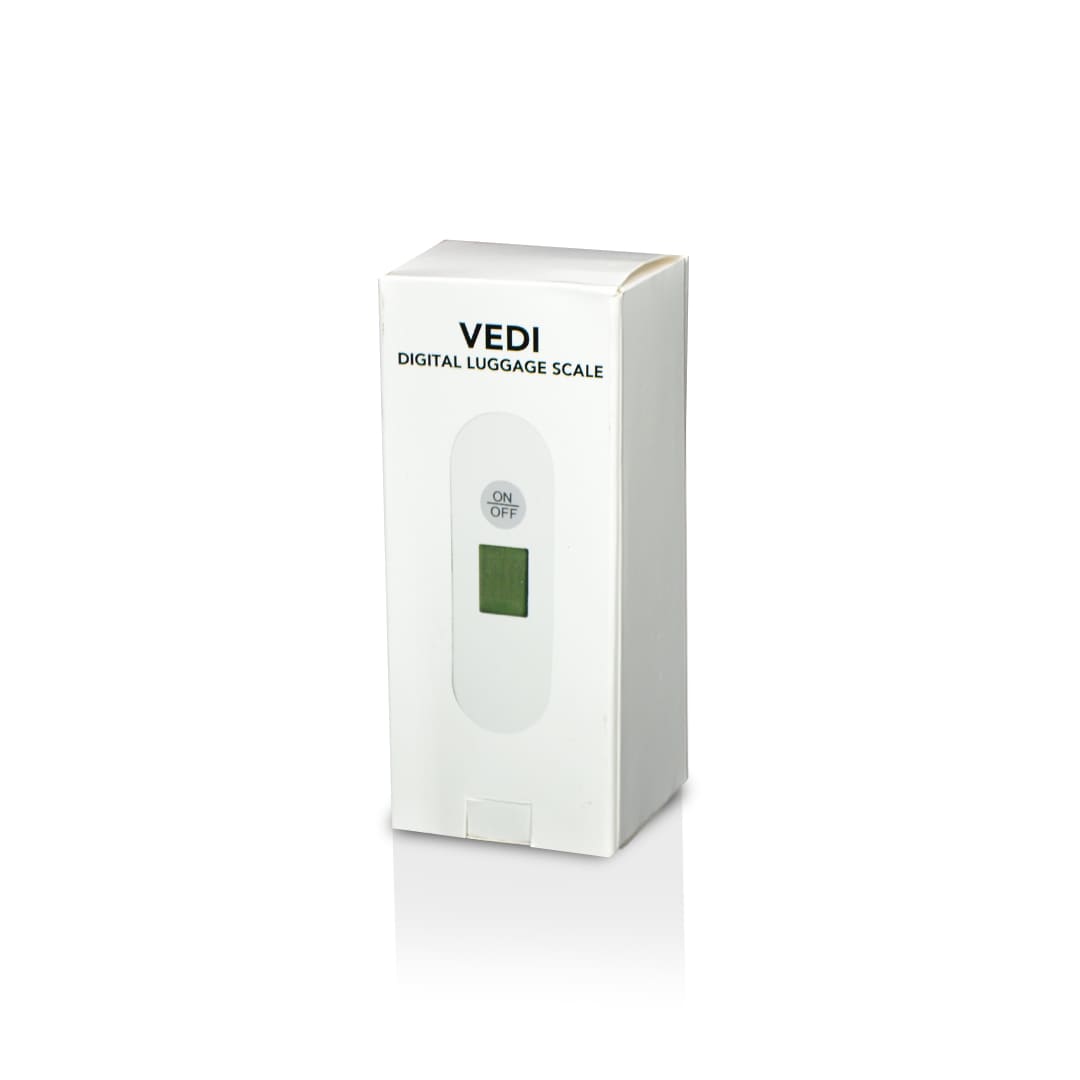 VEDI – Giftology Digital Luggage Scale – White/Grey