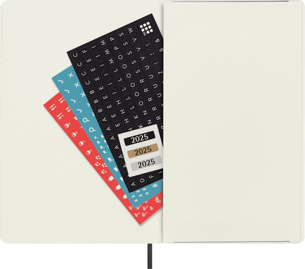 Moleskine 2025 Daily 12M Planner - Soft Cover - Large