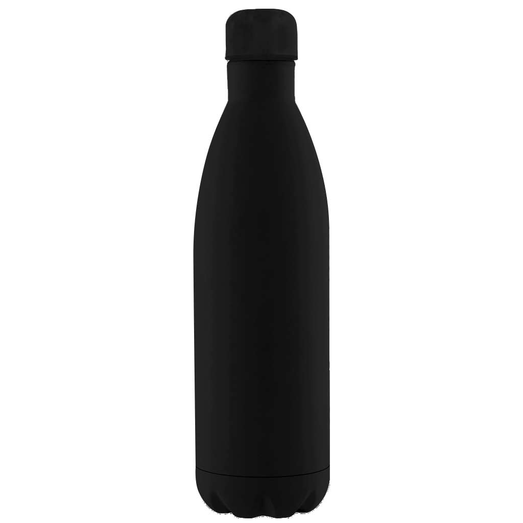 VALENCE - Soft Touch lnsulated Water Bottle - 1L - Black
