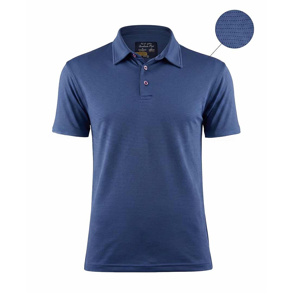 Sandies & Putt - Santhome Men's Golf Polo with UV Protection
