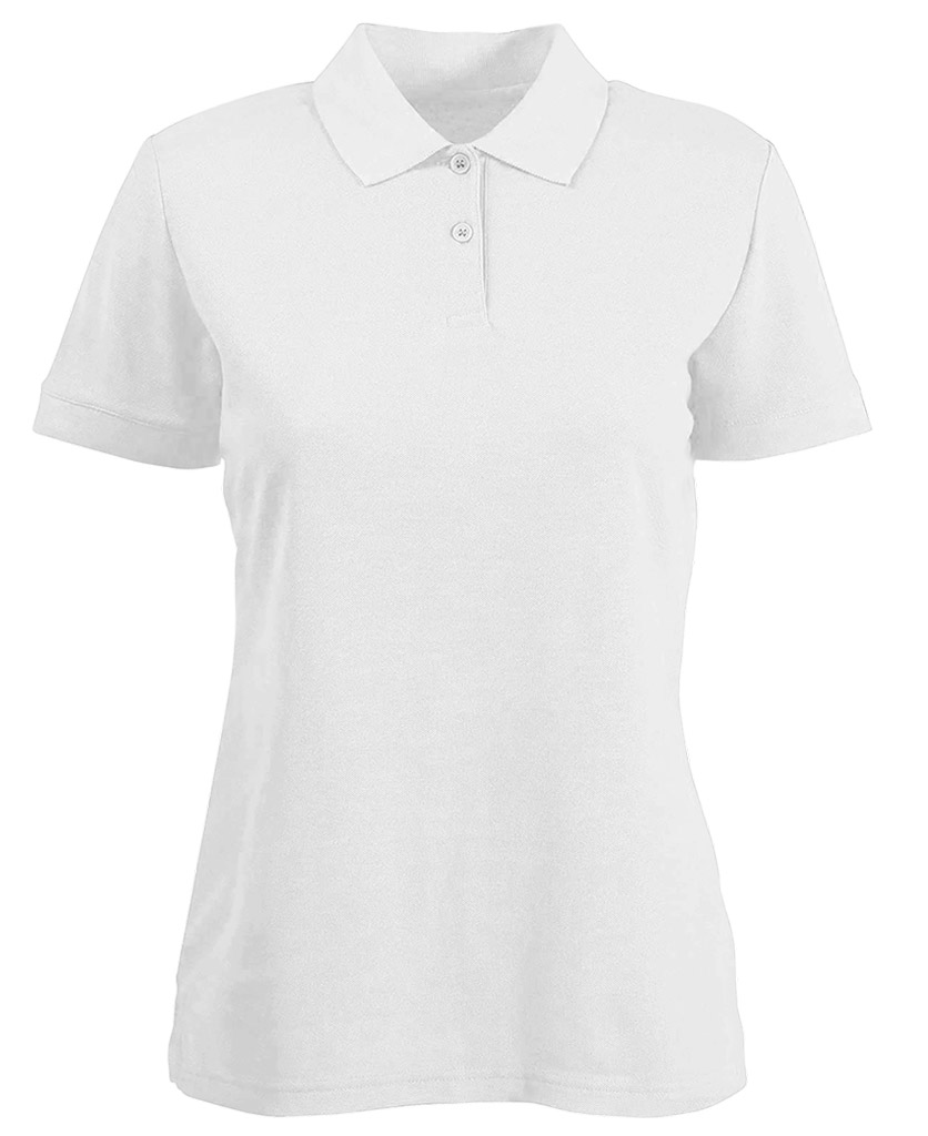 WBDNC - SANTHOME Women's Polo Shirt with UV protection ( XX-Large White)