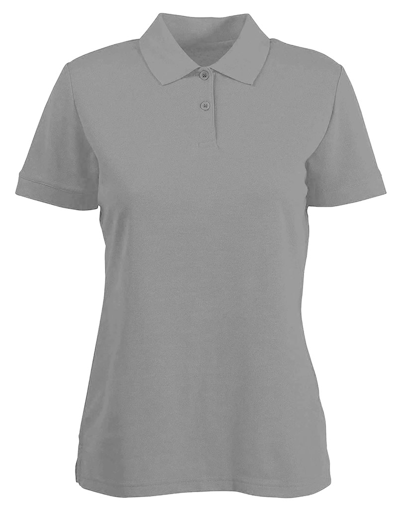 WBDNC - SANTHOME Women's Polo Shirt with UV protection ( Medium Grey Melange)