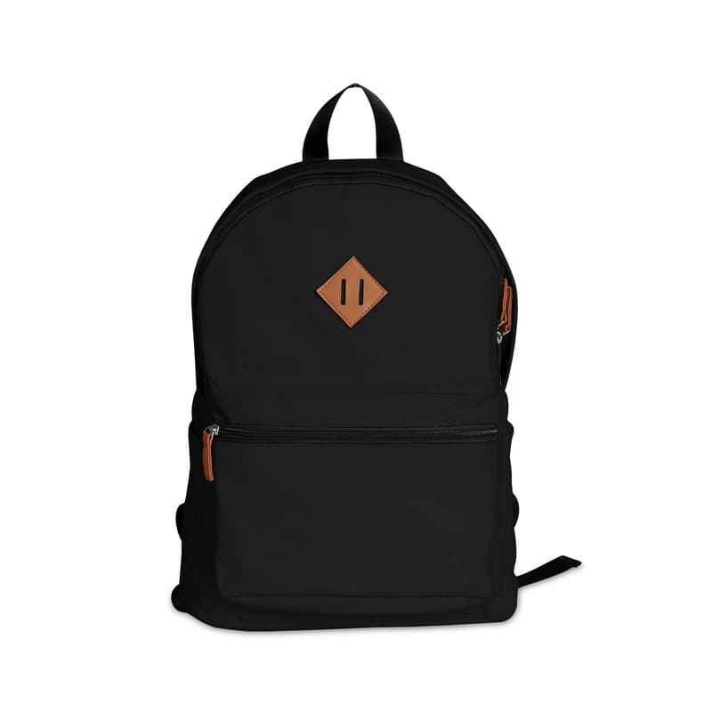 Giftology Canvas Backpack - Black/Tan - view 1 of 4