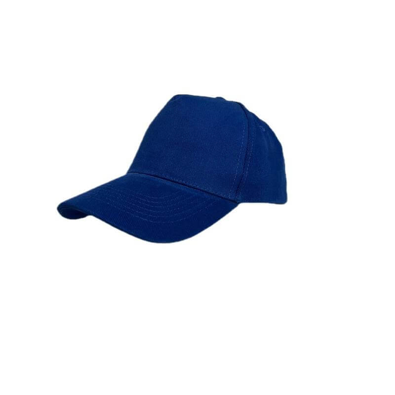 5 Panel Heavy Brushed Cotton Cap - Royal Blue - view 1 of 2