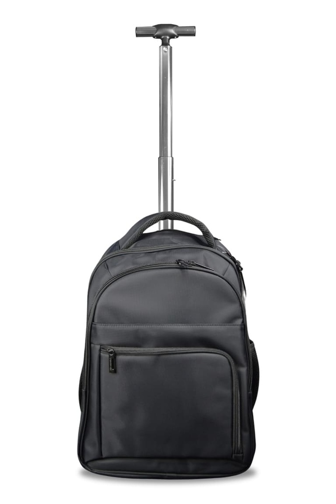 SANTHOME 2 Wheels Trolley Backpack - Black
