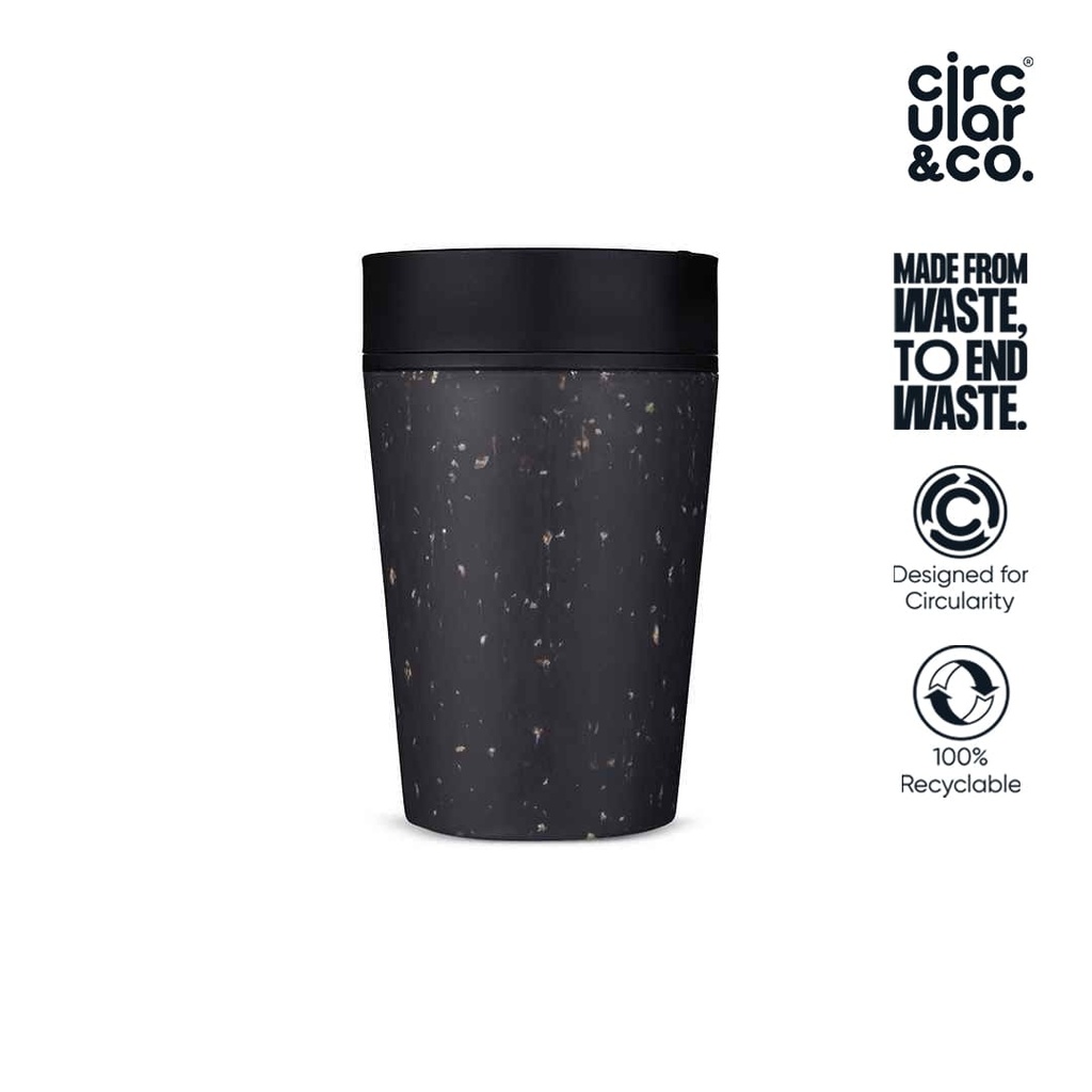 Circular Cup 8oz Grey & Ink - view 1 of 5