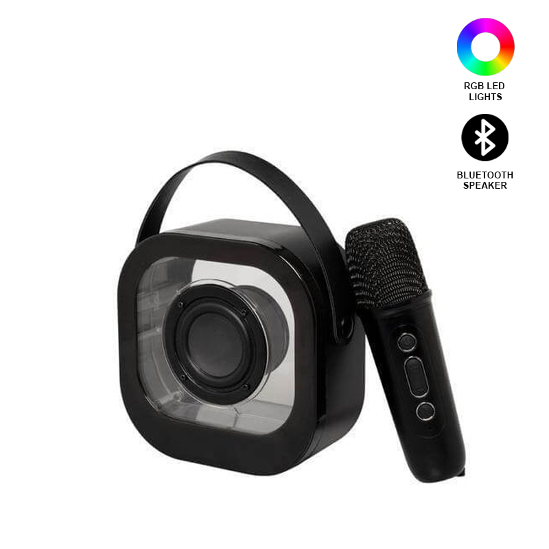 Portable Karaoke Speaker Set with Wireless Microphone