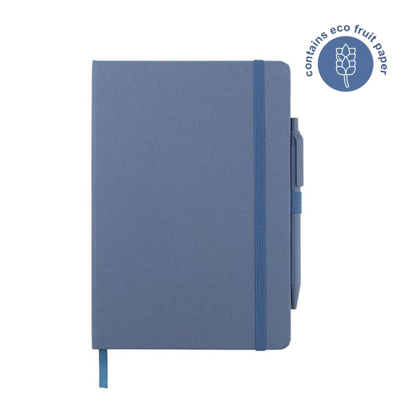 أبولا - محايد بيئيًا Set A5 Hard Cover Notebook & Pen Set - ورقة اللافندر