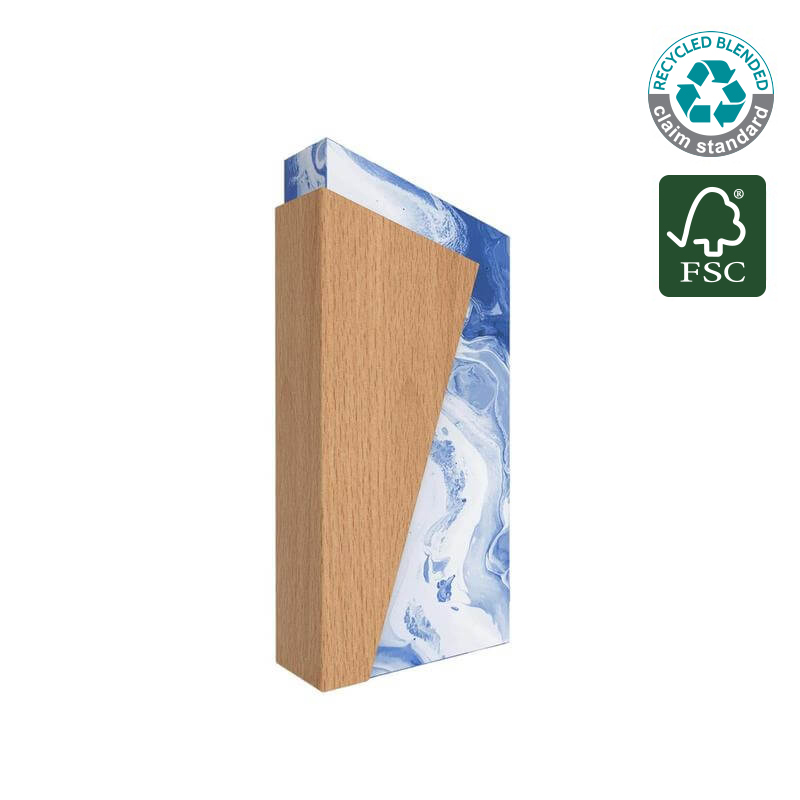 Waste-to-Wins® Recycled Award - Ocean Swirl - view 1 of 10
