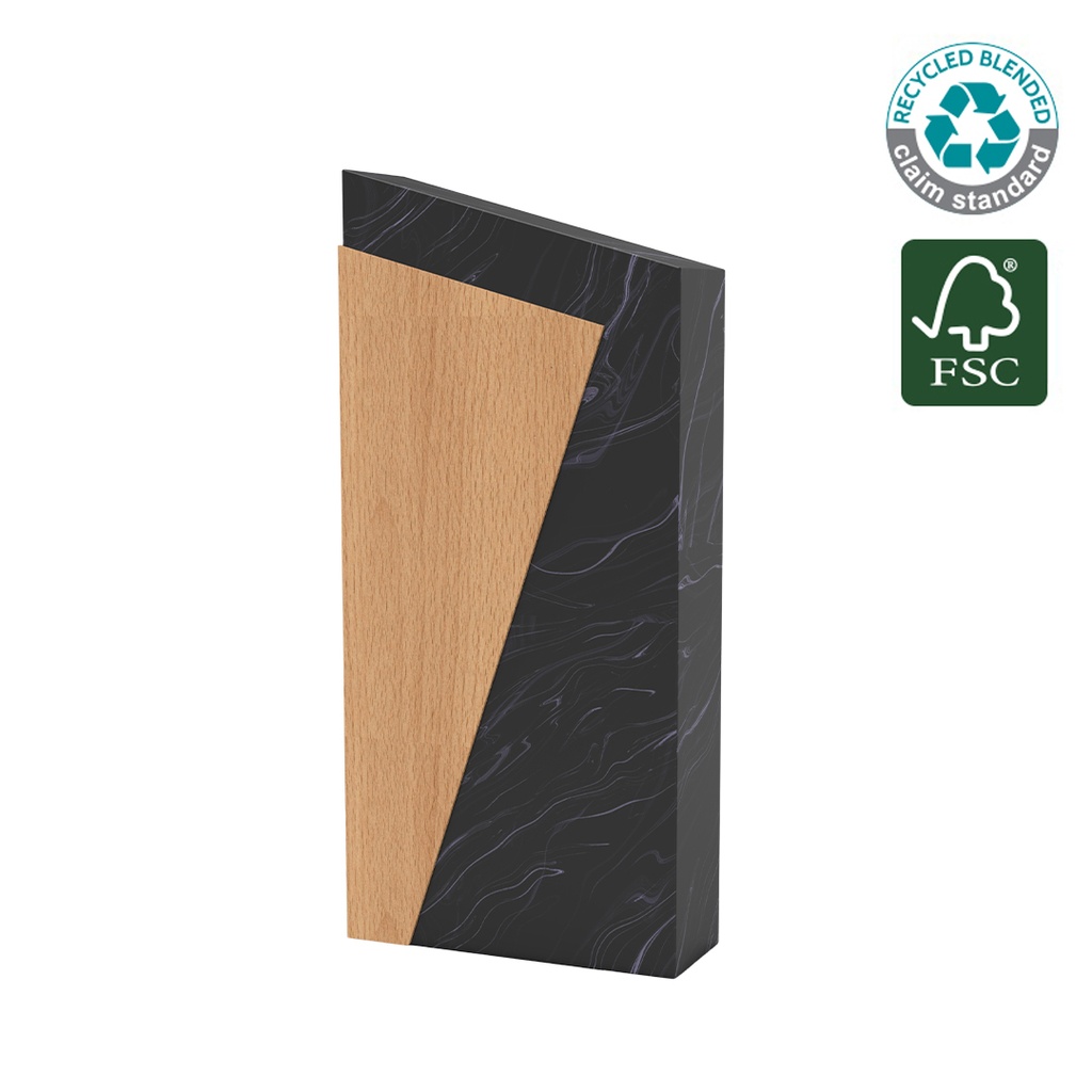 MILOT - Waste-to-Wins® Recycled Award - Black Swirl