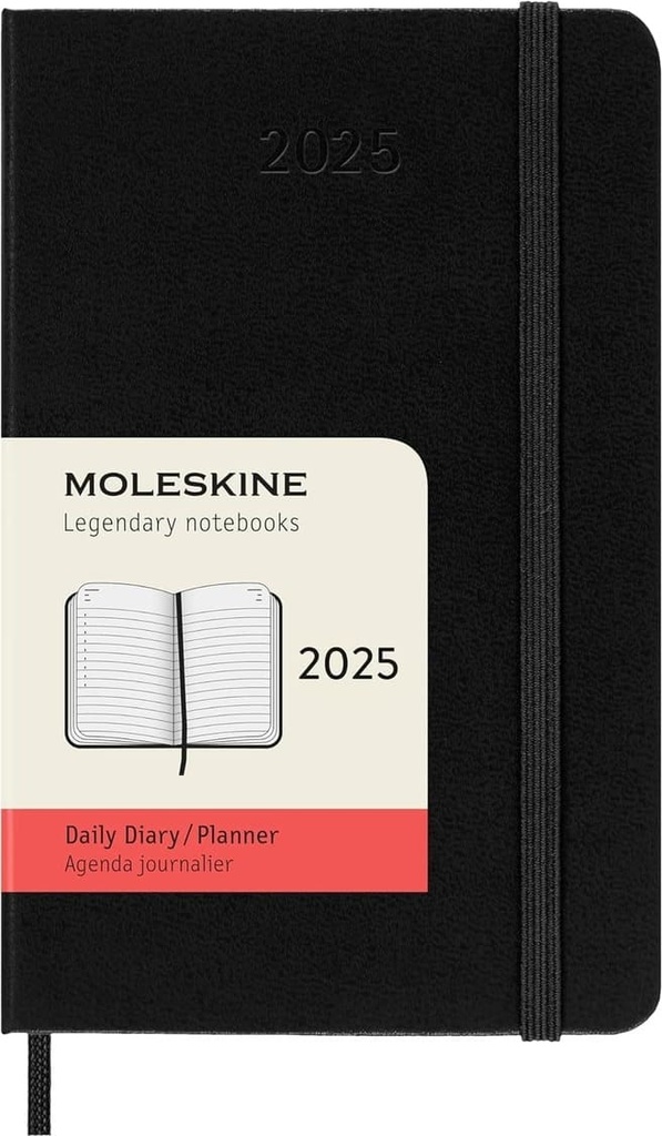 Moleskine 2025 Daily 12M Planner - Soft Cover - Large