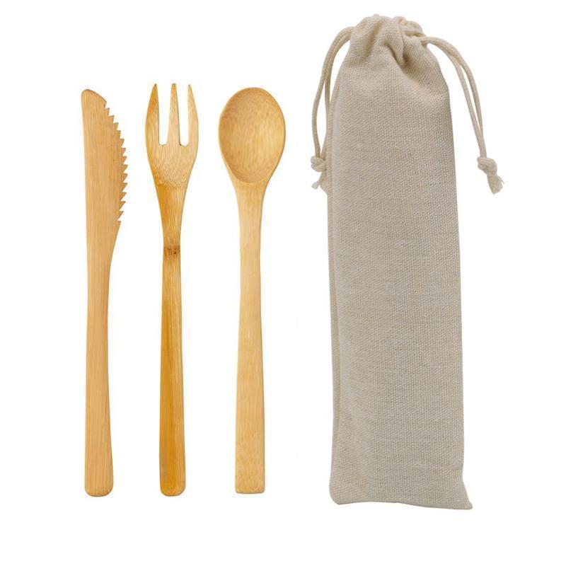 eco-neutral Bamboo Cutlery set