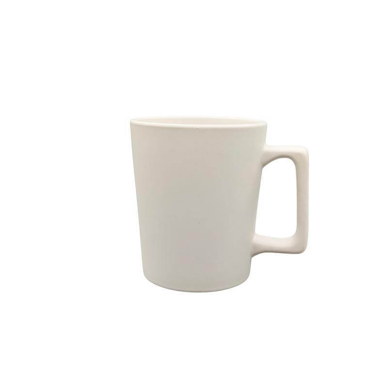 FALLO - Giftology Ceramic Cup with Wide Grip 400 ml - White