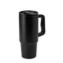 BERN 2.0 - Hans Larsen Recycled Stainless Steel Tumbler with Straw Lid - Black