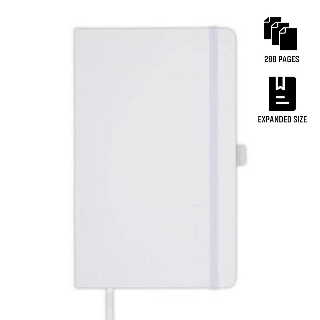 Santhome Expanded A5 Hard Cover Notebook - White - view 1 of 7