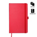BARON - Santhome Expanded A5 Hard Cover Notebook - Red