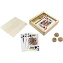 VIGO -eco-neutral 2-in-1 Wooden Games Box