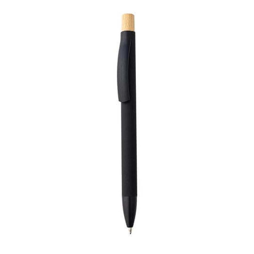 Aluminium Push Action Ballpen - Black - view 1 of 4
