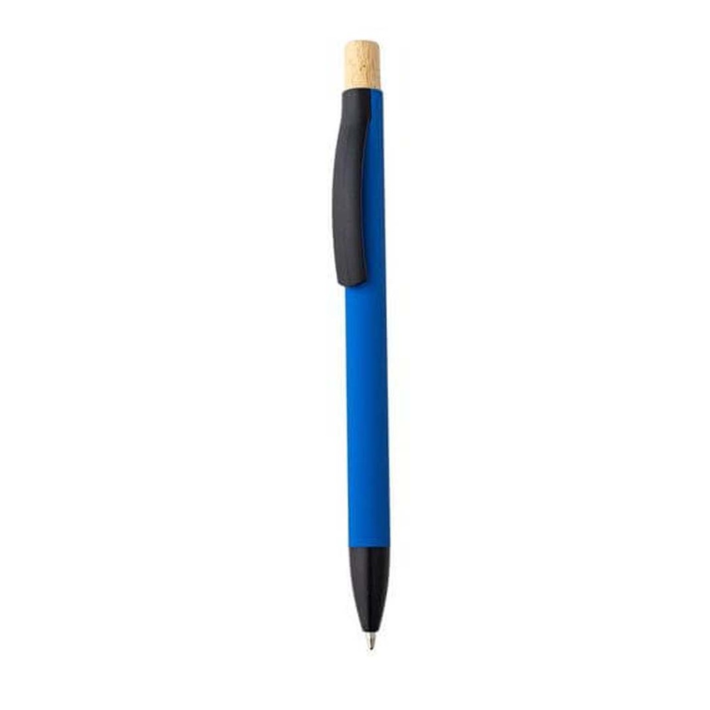 BOLT - Aluminium Push Action Ballpen - Medium Blue