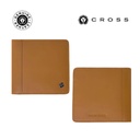 [LACR 2027] CROSS Leather Clip Wallet - Mocha