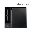 [GSCR 5001] Cross ATX® Basalt Black Ballpoint Pen with Classic Black Journal Gift Set