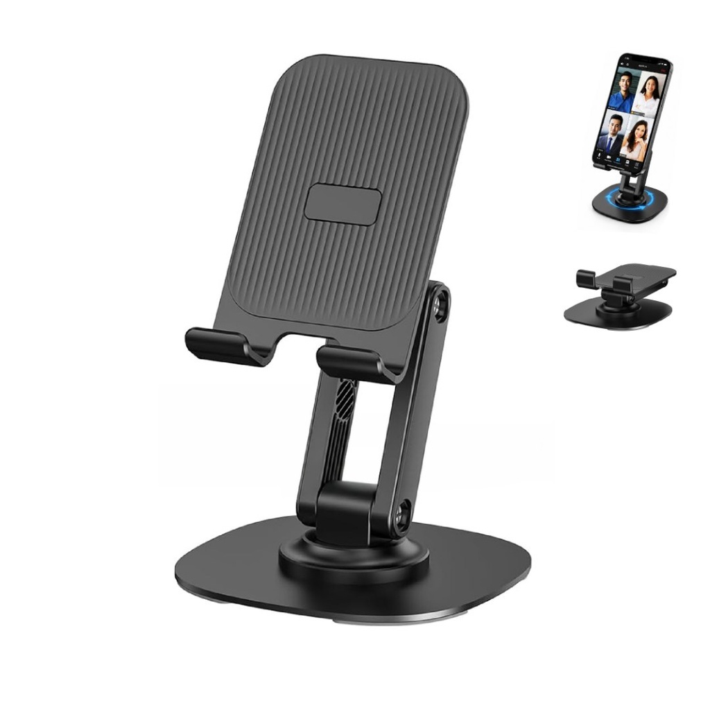 SMOGEN - Giftology 360°Rotating Phone Stand - Black 