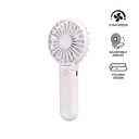 ROTO - Rechargeable Handheld Fan with Foldable Desk Stand - White 