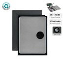 [ITFO 1296] SOLAIS - Santhome Recycled 10000 mAh Power Bank with 15W Magsafe Smart A5 Organizer - Grey 