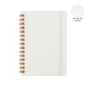 [NBEN 5386] CORDOBA - eco-neutral Cork Spiral Notebook - Ivory