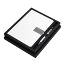 [GSGL 9616] RIPPLE SET - Giftology Set of Notebook and Pen - White