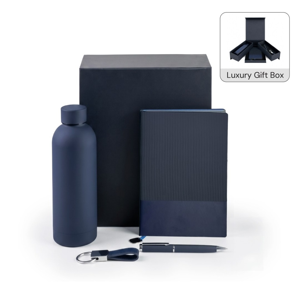 FIRENZE - Giftology Luxeline 4pc Gift Set - Navy Blue