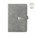 [NBGL 5407] WINDSOR - Giftology A5 PU Magnet Closure Notebook - Grey