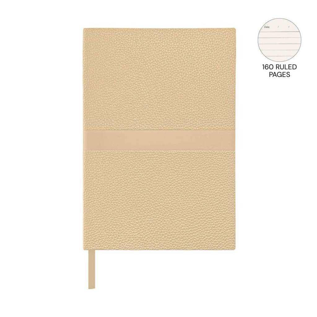 ROVENA - Giftology A5 PU Soft Cover Notebook - Sand - view 1 of 5