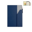 [NBGL 5414] CARLO - Giftology Notepad with Pen and Sticky Note - Navy Blue