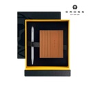[GSCR 9641] Cross Click™  Ballpoint Pen with Leather Cardholder - Mocha