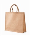 [JT 201-Natural] Eco-neutral Jute Shopping Bag - Horizontal - Natural