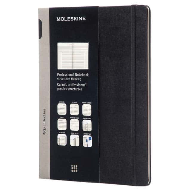 Moleskine Professional Notebooks - L Size Black