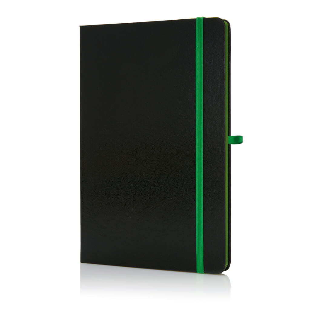 SUKH - SANTHOME A5 Hardcover Ruled Notebook Black-Green - view 1 of 6